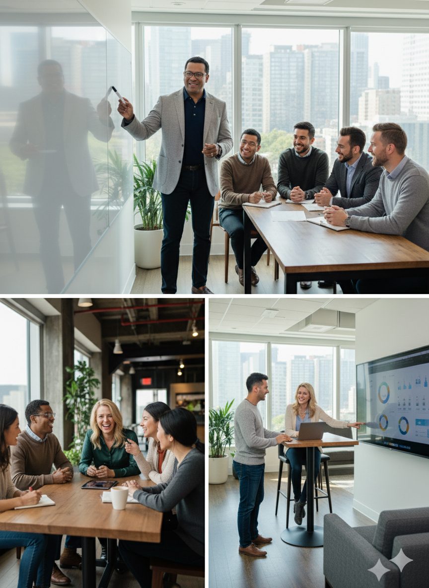 Leadership in the Age of AI: Augmenting Human Potential — the AI Accelerant, Human Indispensable, Evolving Leader, and Future-Ready Teams.